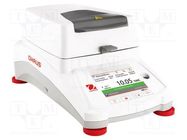 Moisture analyzer; Scale max.load: 120g; 10÷40°C; 230VAC OHAUS