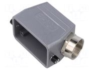 Enclosure for connectors: HDC; size H-B 10; for cable; for latch LAPP