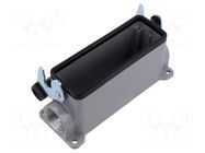 Enclosure for connectors: HDC; size H-B 24; with latch; straight LAPP