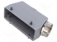 Enclosure for connectors: HDC; size H-B 24; for cable; angled LAPP