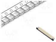 FFC/FPC; F52R; PIN: 26; bottom contacts,ZIF; SMT; 50V; 500mA; 1mm Amphenol Communications Solutions