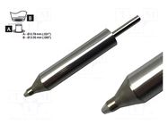 Tip: for desoldering irons; 0.76x2.03mm; 421°C; SmartHeat® METCAL