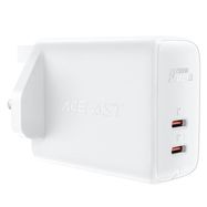 Acefast GaN charger (UK plug) 2x USB Type C 50W, Power Delivery, PPS, Q3 3.0, AFC, FCP (A32 UK), Acefast