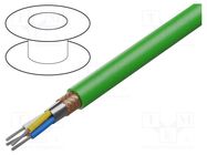 Wire: data transmission; ETHERLINE® FESTOON; 2x2x22AWG; green LAPP