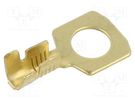 Tip: ring; M6; 1÷2.5mm2; crimped; for cable; straight; brass; bulk IMP