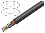 Wire; ETHERLINE® TRAIN,SF/UTP; 1x4x22AWG; 5e; stranded; Cu; black LAPP