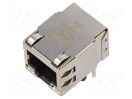 Connector: RJ45; socket; PIN: 8; Cat: 5e; shielded,with LED; 8p8c BEL FUSE
