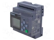 Programmable relay; 10A; IN: 8; Analog in: 4; Analog.out: 0; OUT: 4 SIEMENS