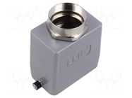 Enclosure for connectors: HDC; size H-B 10; for cable; for latch LAPP