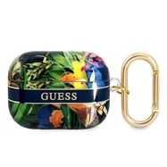 Guess GUAPHHFLB AirPods Pro cover blue/blue Flower Strap Collection, Guess