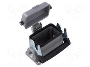 Enclosure for connectors: HDC; size H-B 10; with latch; straight LAPP