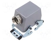 Enclosure for connectors: HDC; size H-B 10; for cable; angled LAPP