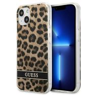 Guess GUHCP13MHSLEOW iPhone 13 6.1 &quot;brown / brown hardcase Leopard, Guess