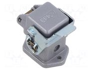 Enclosure for connectors: HDC; size H-A 3; with latch; straight LAPP