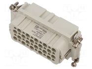 Connector: HDC; contact insert; female; EPIC H-D; PIN: 40; 10A; 250V LAPP