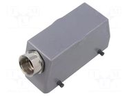 Enclosure for connectors: HDC; size H-B 24; for cable; angled LAPP
