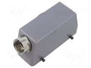 Enclosure for connectors: HDC; size H-B 24; for cable; angled LAPP