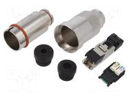 Connector: RJ45; plug; PIN: 8; Cat: 6a; shielded; 8p8c; 22AWG÷27AWG LAPP