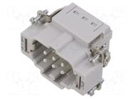 Connector: HDC; contact insert; male; EPIC H-BE; PIN: 6; 16A; 500V LAPP