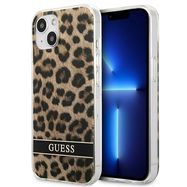 Guess GUHCP13SHSLOW iPhone 13 mini 5.4&quot; brown/brown hardcase Leopard, Guess