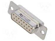 Connector: D-Sub; PIN: 15; plug; female MOLEX