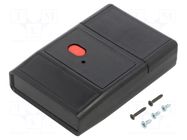 Enclosure: for remote controller; X: 60mm; Y: 90mm; Z: 22mm; ABS SUPERTRONIC