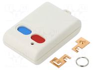 Enclosure: for remote controller; X: 36mm; Y: 56mm; Z: 16mm; ABS SUPERTRONIC