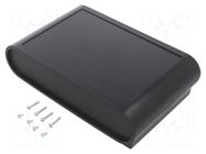 Enclosure: desktop; SOBREMESA; X: 140mm; Y: 218mm; Z: 55mm; ABS; black SUPERTRONIC