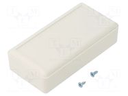 Enclosure: multipurpose; X: 40mm; Y: 78mm; Z: 20mm; ABS; white SUPERTRONIC
