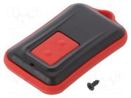 Enclosure: for remote controller; X: 37mm; Y: 61mm; Z: 11mm; ABS SUPERTRONIC