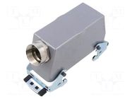 Enclosure for connectors: HDC; size H-B 24; for cable; angled LAPP