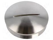 Stopper; PG42; IP54; brass; Plating: nickel; SKINDICHT®; Thread: PG LAPP