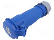 Connector: AC supply; plug; female; 32A; 230V; IEC 60309; IP44 TAIZHOU BAOLUDA ELECTRIC