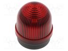 Signaller: lighting; continuous light; red; 12÷230VDC; 12÷230VAC WERMA