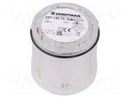 Module: light signaller; red; LED; 24VDC; 24VAC; IP65; Ø70x65.5mm WERMA
