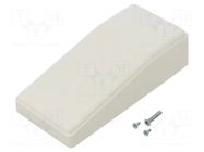 Enclosure: desktop; SIMPLEGANT II; X: 121mm; Y: 54.5mm; Z: 35mm; ABS SUPERTRONIC