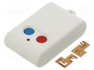 Enclosure: for remote controller; X: 37mm; Y: 61mm; Z: 16mm; ABS SUPERTRONIC