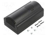 Enclosure: for alarms; X: 125mm; Y: 67mm; Z: 51mm; ABS; black; ALARM SUPERTRONIC