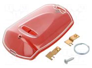 Enclosure: for remote controller; X: 41mm; Y: 65mm; Z: 17mm; ABS SUPERTRONIC