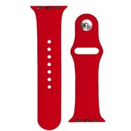 Silicone Strap APS for Apple Watch 42/44/45mm Strap Watchband - Red, Hurtel