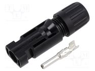 Connector: solar; male + female; straight; 4÷6mm2; with contacts QOLTEC