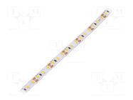LED tape; white neutral; 2835; LED/m: 120; 8mm; IP33; 120°; 9.6W/m POS