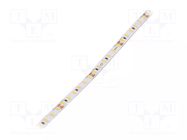 LED tape; white warm; 2835; LED/m: 120; 8mm; IP33; 120°; 9.6W/m POS