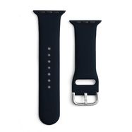 Silicone Strap APS Silicone Band for Watch 9 / 8 / 7 / 6 / 5 / 4 / 3 / 2 / SE (41 / 40 / 38mm) Strap Watch Bracelet Black, Hurtel