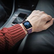 Silicone Strap APS for Apple Watch 42/44/45mm Strap Watch Bracelet - Yellow, Hurtel