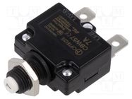 Fuse: thermal; 7A; Imax: 1kA; 125V,250V; 32VDC,50VDC OPTIFUSE