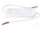 Power supply: switched-mode; LED; 20W; 12VDC; 1.67A; 220÷240VAC YINGJIAO