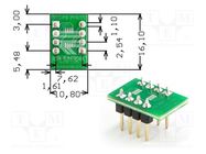 Board: universal; double sided,multiadapter,prototyping; SSOP8 ROTH ELEKTRONIK GMBH