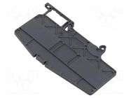 Separating plate; Entrelec; dark grey TE Connectivity