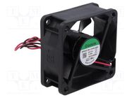 Fan: DC; axial; 12VDC; 60x60x25mm; ball SUNON